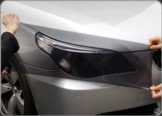 Pellicola Per Fari Auto Nero Affumicato - Adesivo In Vinile Rimovibile | Tinta Luci Per Effetto Sportivo - Foto 5